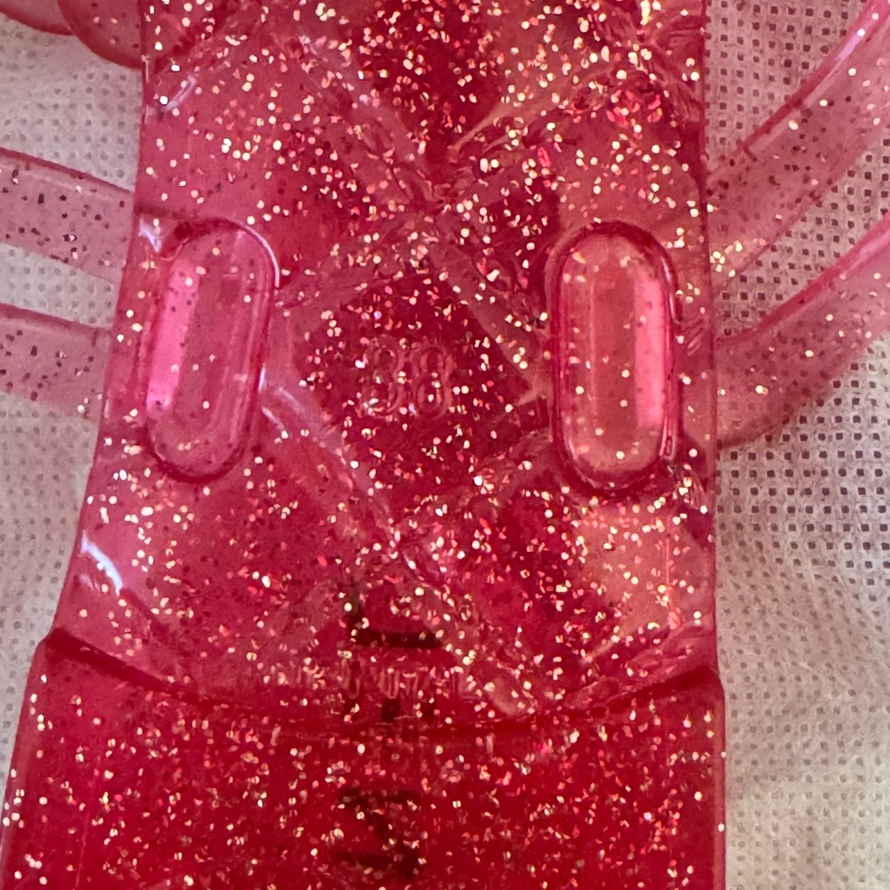 Brand New Size 38 Chanel Pink Jelly Sandals with Flower Detail - Picture 9 of 14